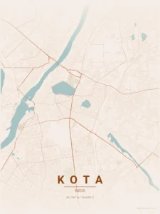 kota map poster