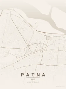 patna map poster