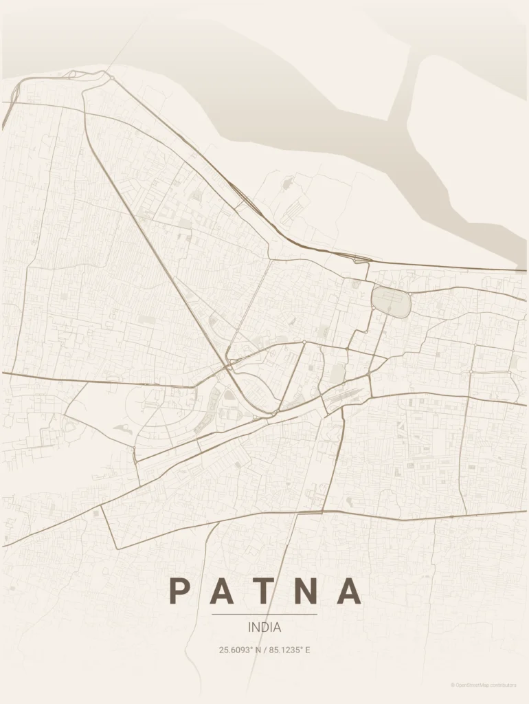 patna map poster